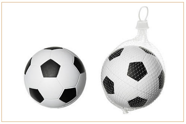 Rappel de mini ballons de football en mousse vendus chez h&M